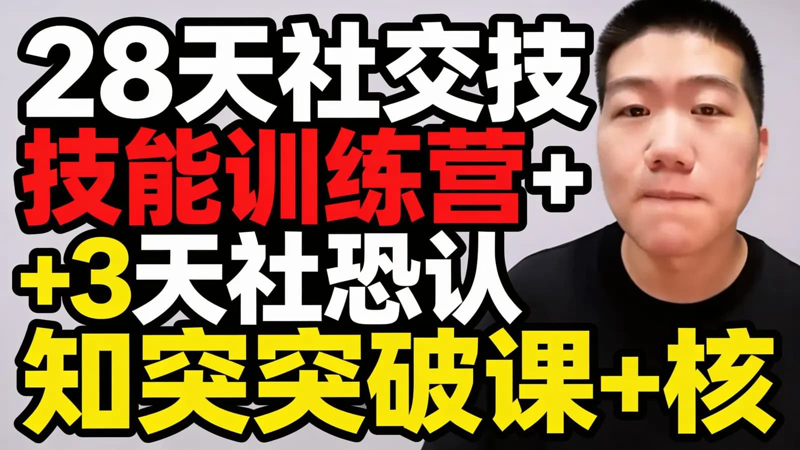 网络整理【阿伦】28天社交技能训练营+3天社恐认知突破课+核心自信精进训练课