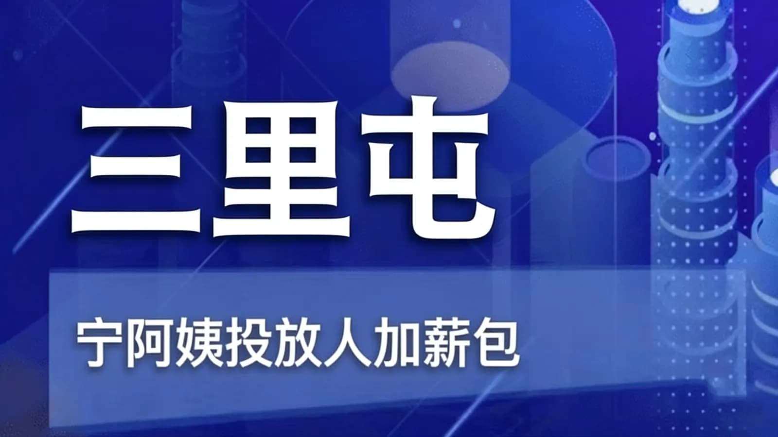 网络整理三里屯·宁阿姨投放人加薪包
