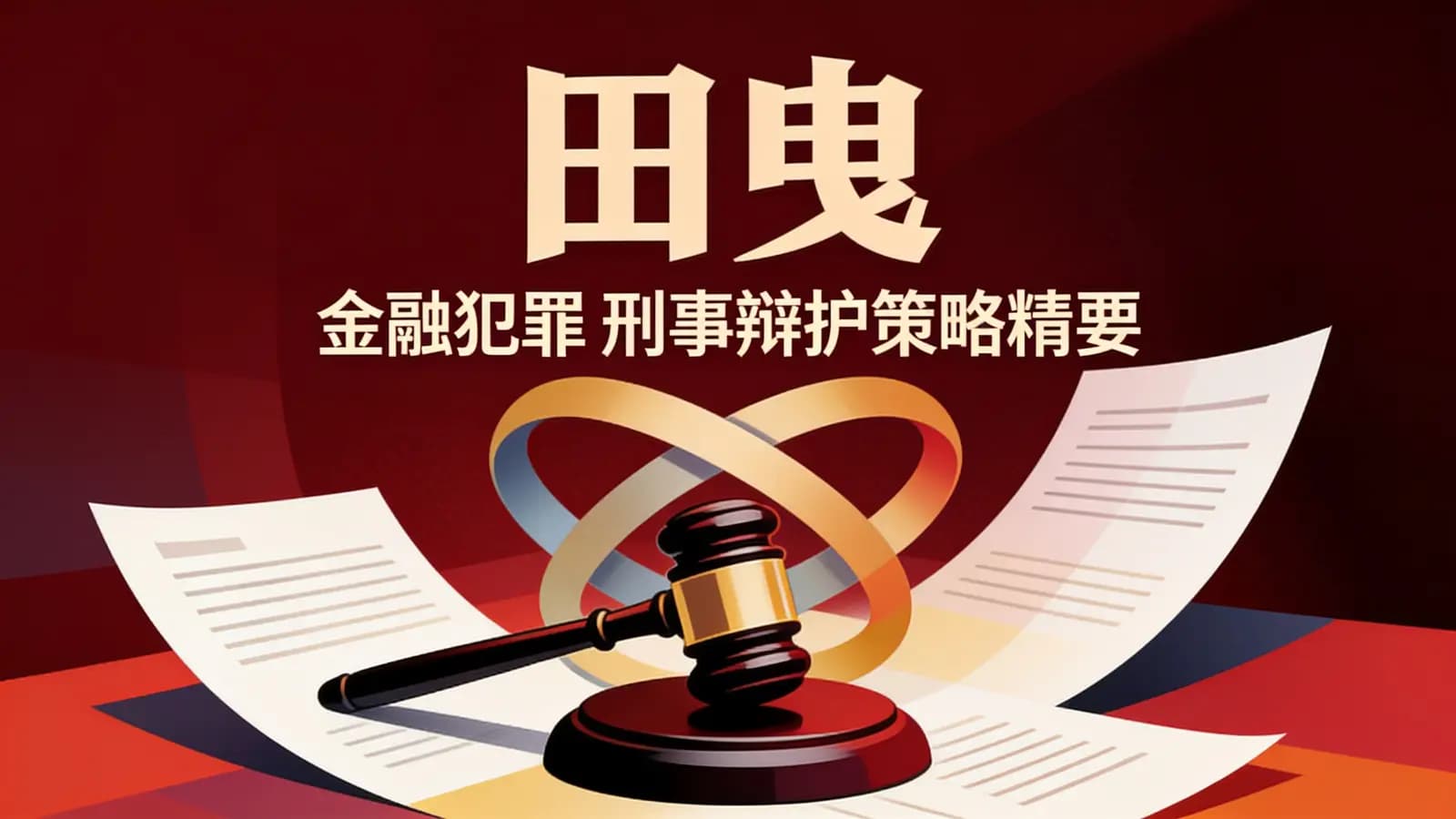田曳:金融犯罪 刑事辩护策略精要