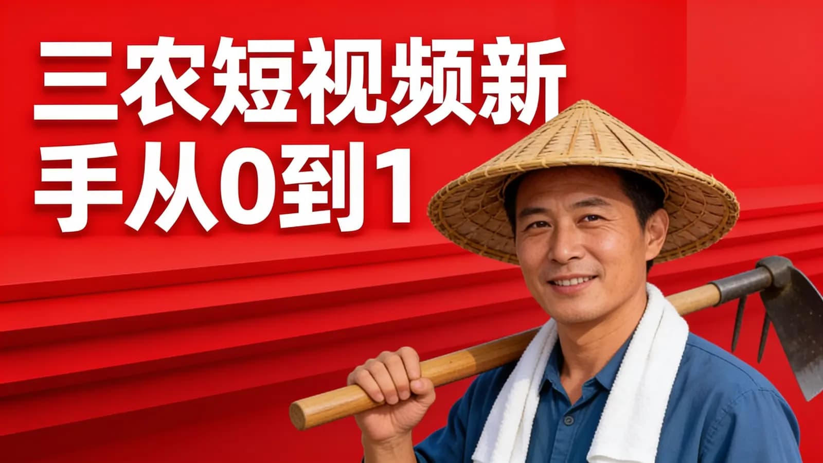网络整理三农短视频新手从0到1