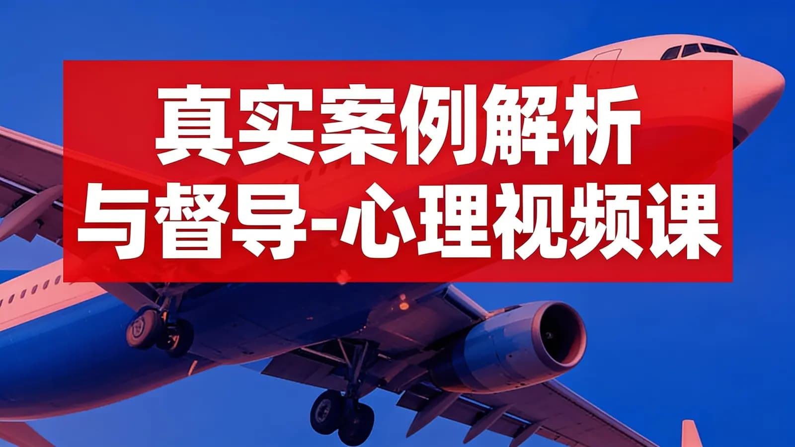 网络整理真实案例解析与督导-心理视频课