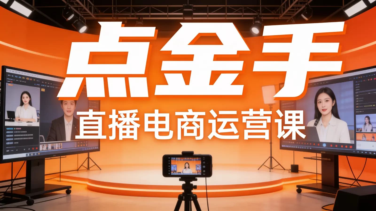 网络整理点金手·直播电商运营课