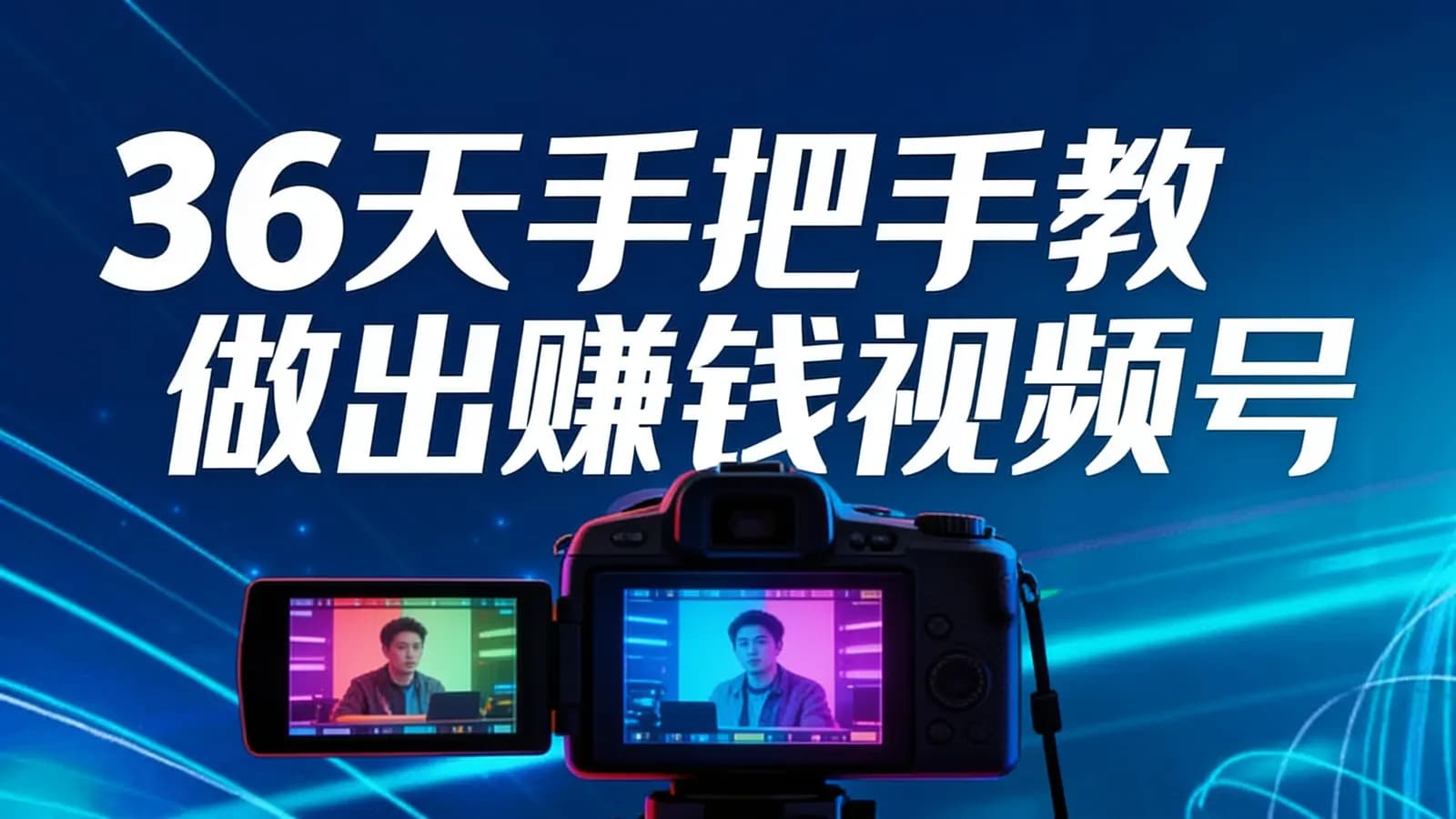 【视频号掘金营】36天手把手教做出赚钱视频号