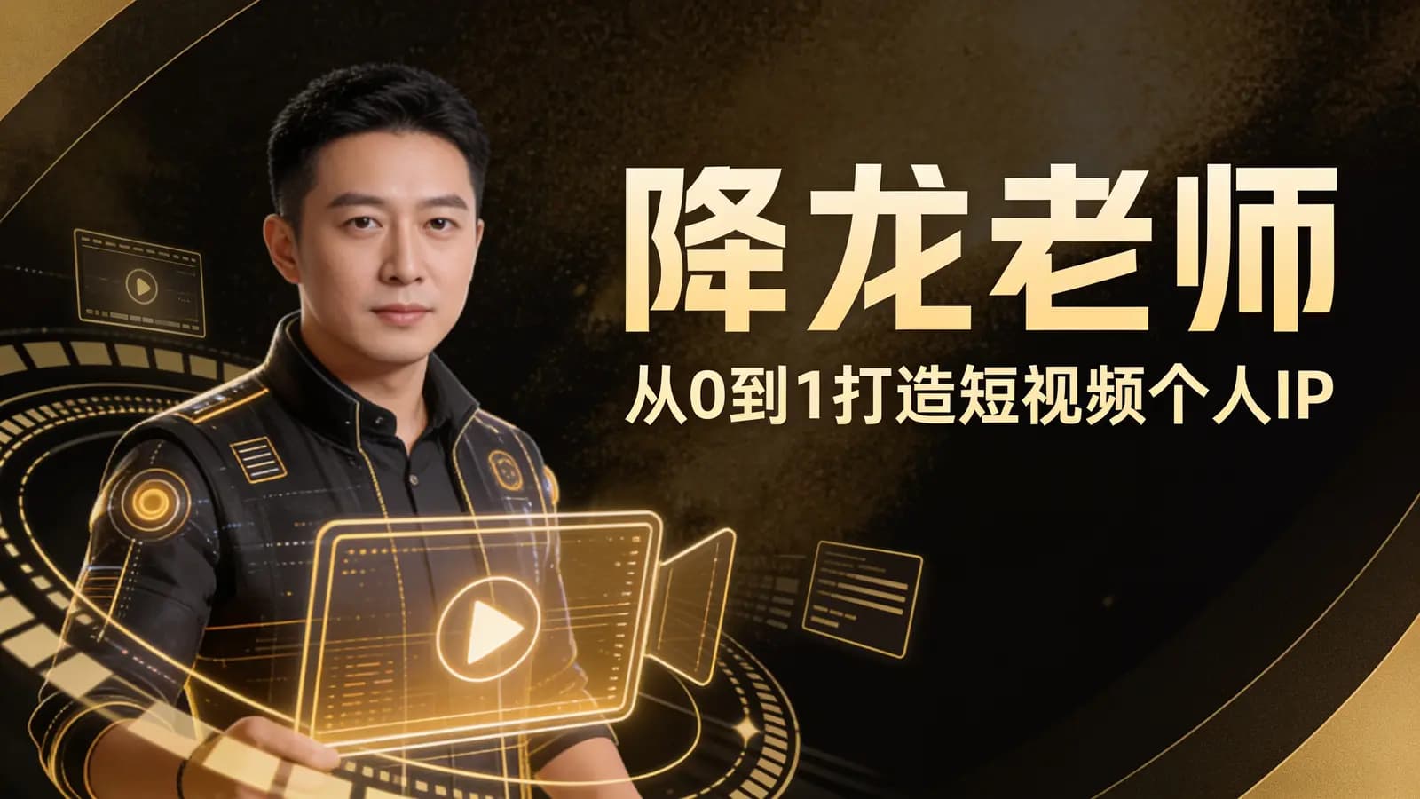 降龙老师·从0到1打造短视频个人IP