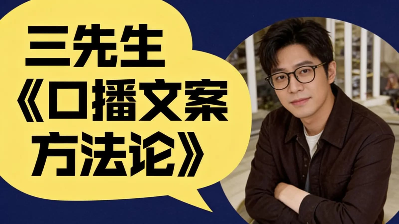 网络整理三先生《口播文案方法论》