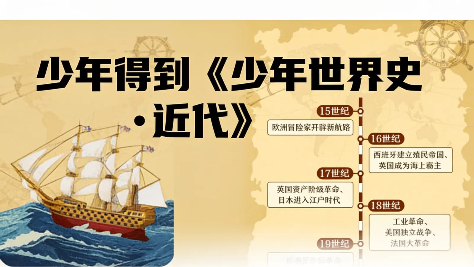 少年得到《少年世界史•近代》