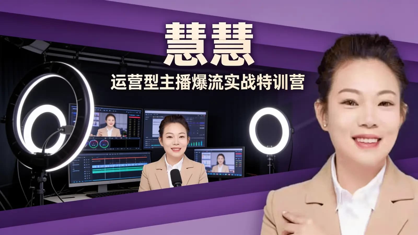 网络整理慧慧:运营型主播爆流实战特训营