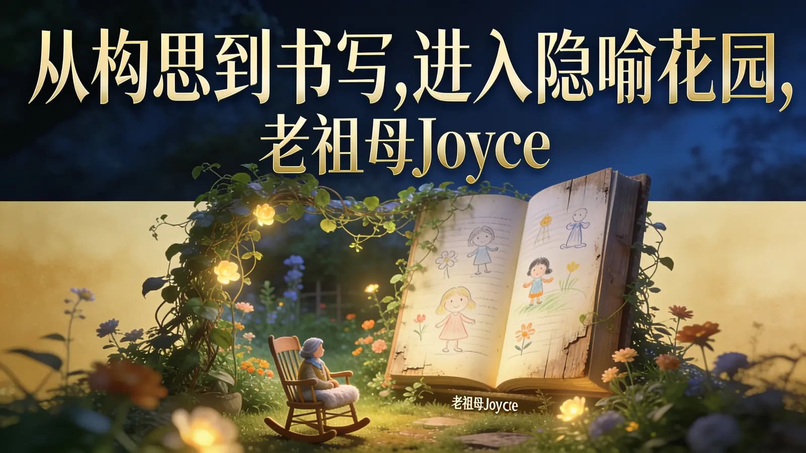 网络整理【24人小班制】从构思到书写,进入隐喻花园,老祖母Joyce手把手带你创作儿童疗愈故事