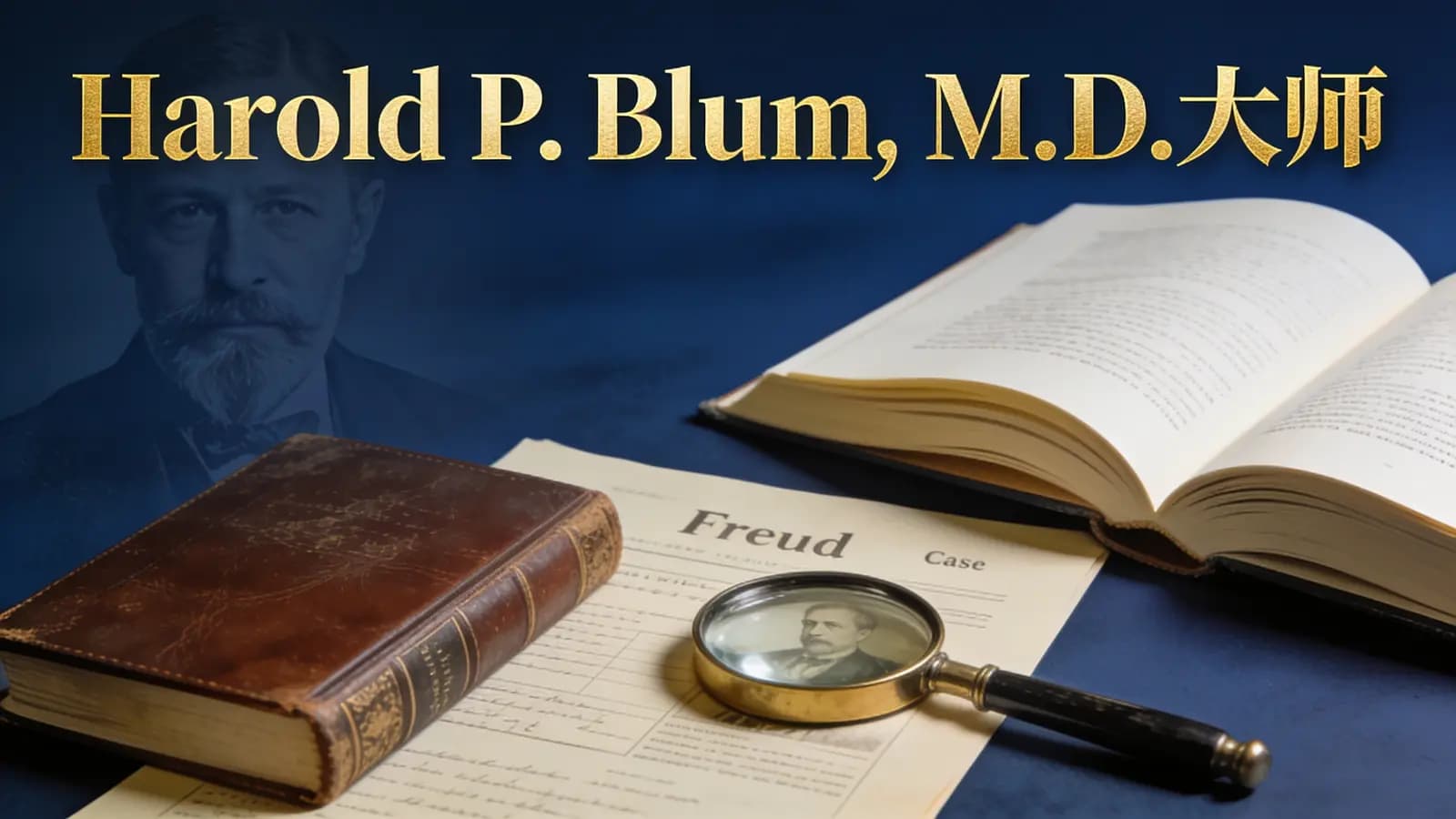 网络整理Harold P. Blum, M.D.大师课 研读百年佛洛依德案例与文献