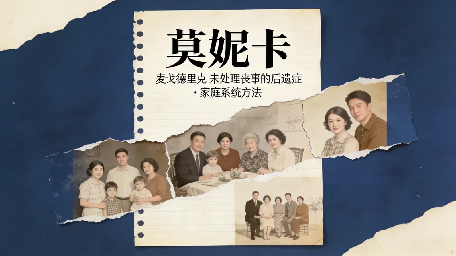 网络整理莫妮卡·麦戈德里克 未处理丧事的后遗症:家庭系统方法