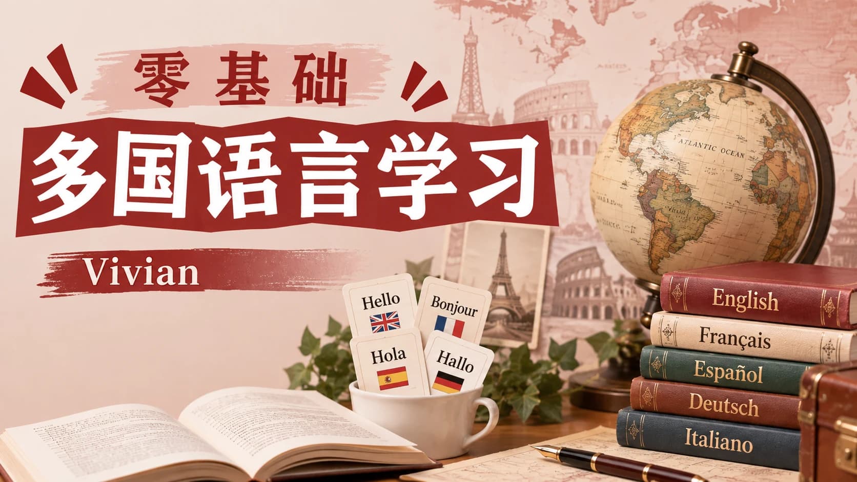 零基础掌握多国语言学习,让外语飙起来