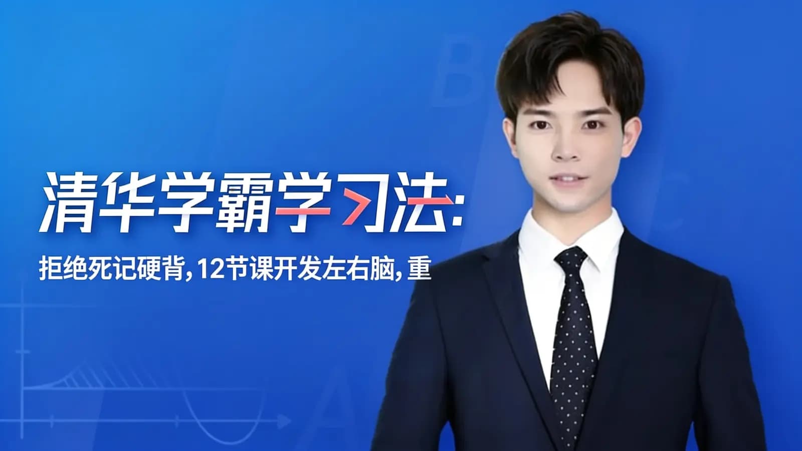 清华学霸学习法:拒绝死记硬背,12节课开发左右脑,重塑学习力,让孩子高效学习