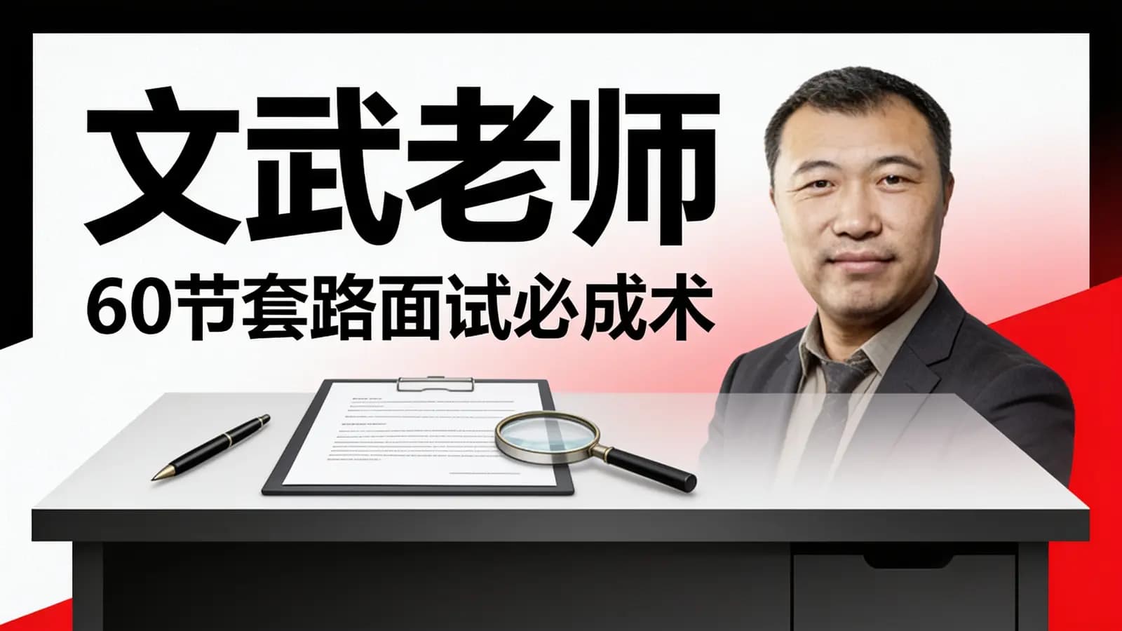 文武老师:60节套路面试必成术_