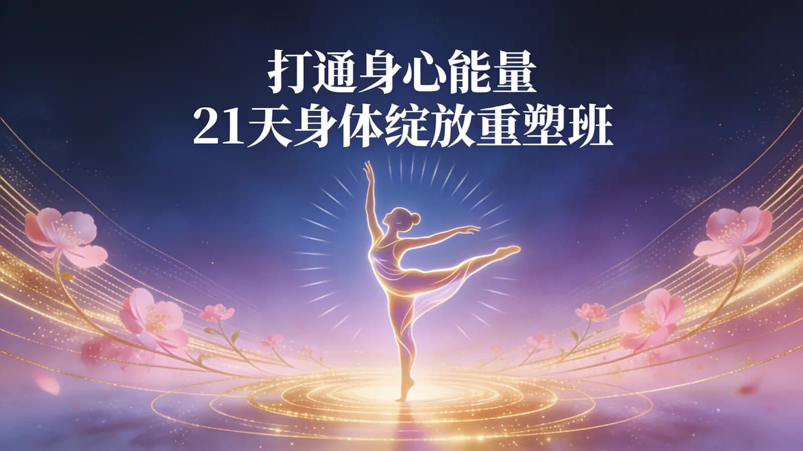 网络整理打通身心能量 21天身体绽放重塑班