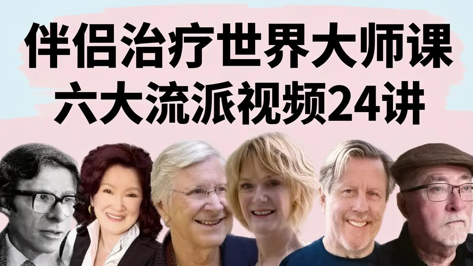 网络整理伴侣治疗世界大师课 六大流派视频24讲