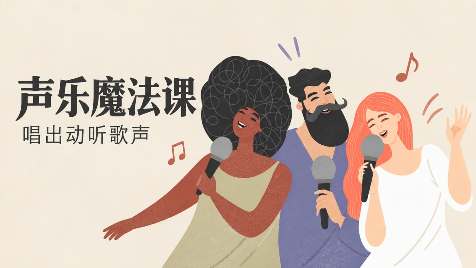 声乐魔法课:让你唱出动听歌声,秒变KTV麦霸