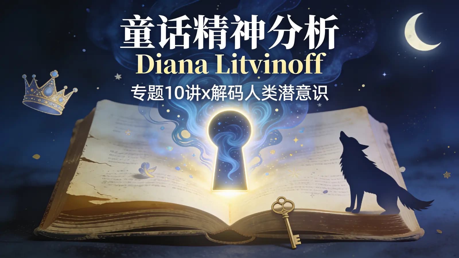 网络整理【糖】童话精神分析 Diana Litvinoff |专题10讲x解码人类潜意识