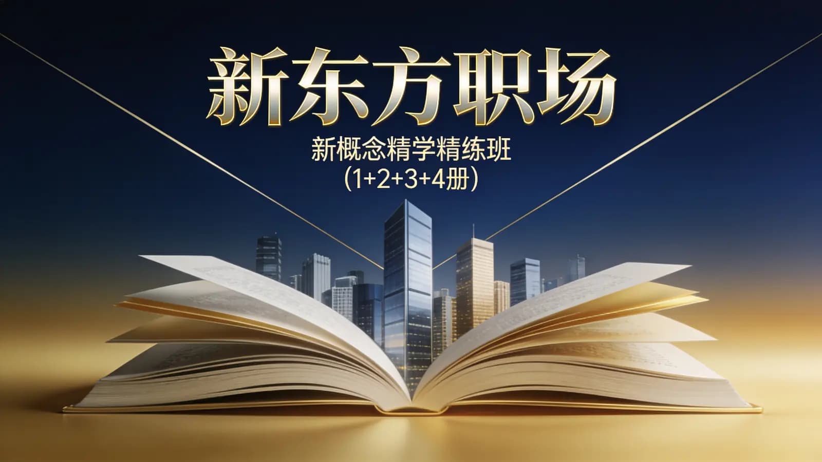 新东方职场·新概念精学精练班 (1+2+3+4册)