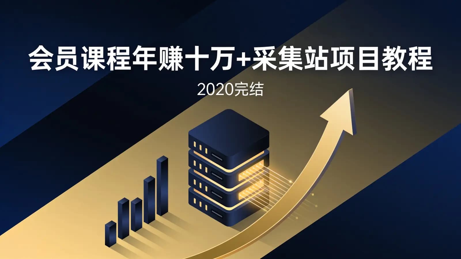 网络整理会员课程年赚十万+采集站项目教程(2020完结)