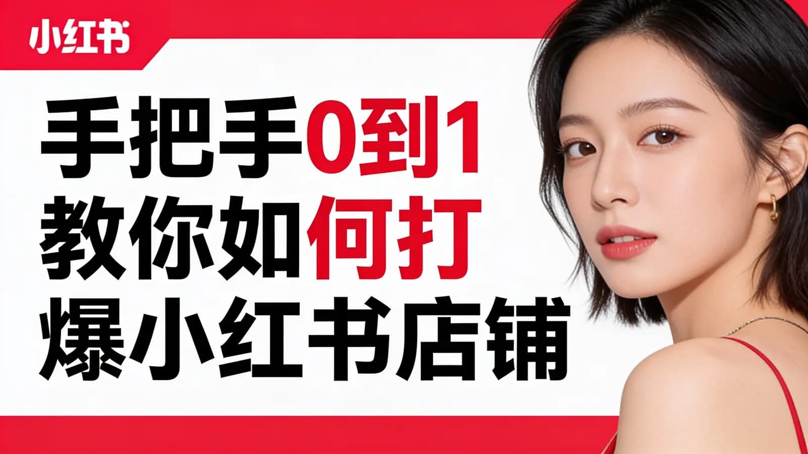 手把手0到1教你如何打爆小红书店铺