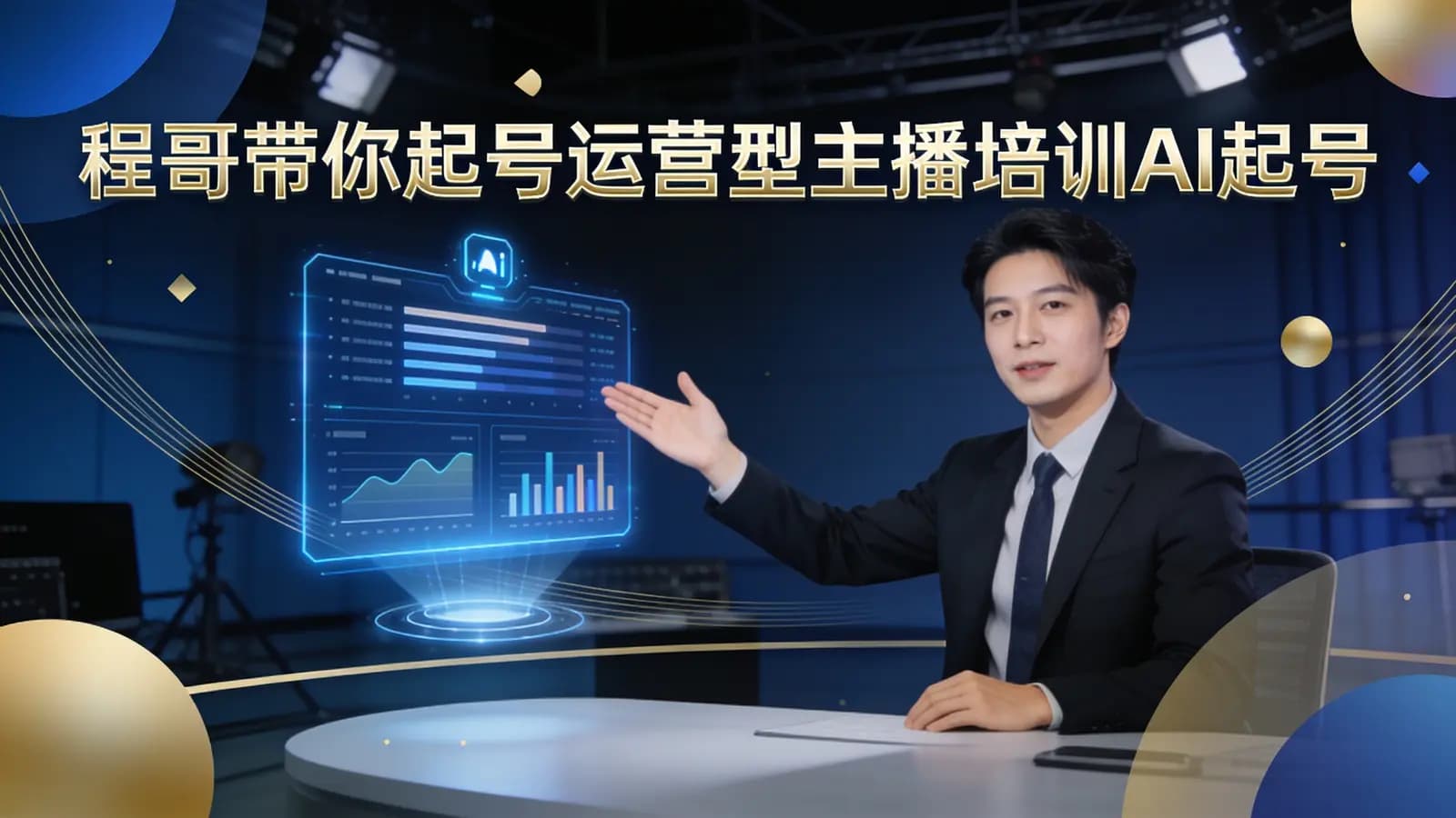 网络整理程哥带你起号运营型主播培训AI起号