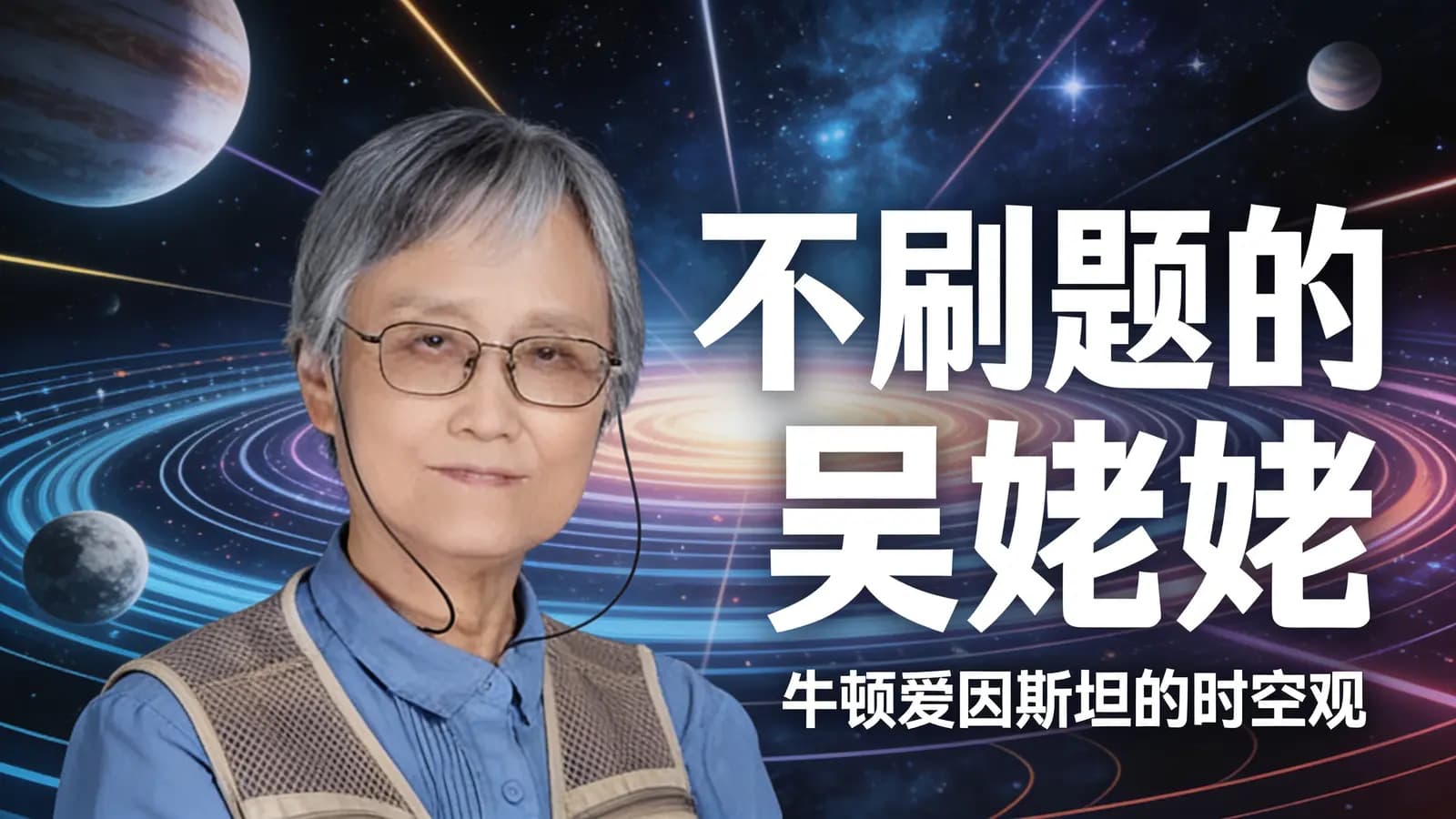 网络整理不刷题的吴姥姥:牛顿爱因斯坦的时空观
