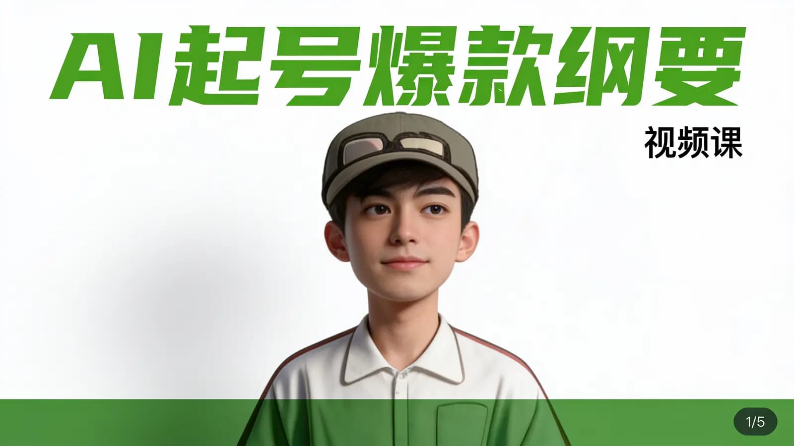 网络整理AI 起号爆款纲要(视频课)