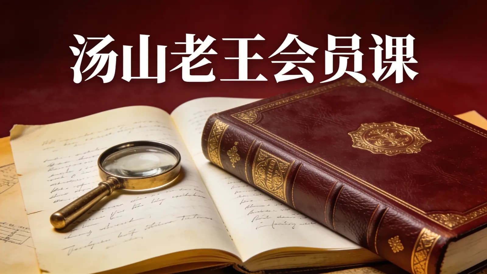 汤山老王会员课