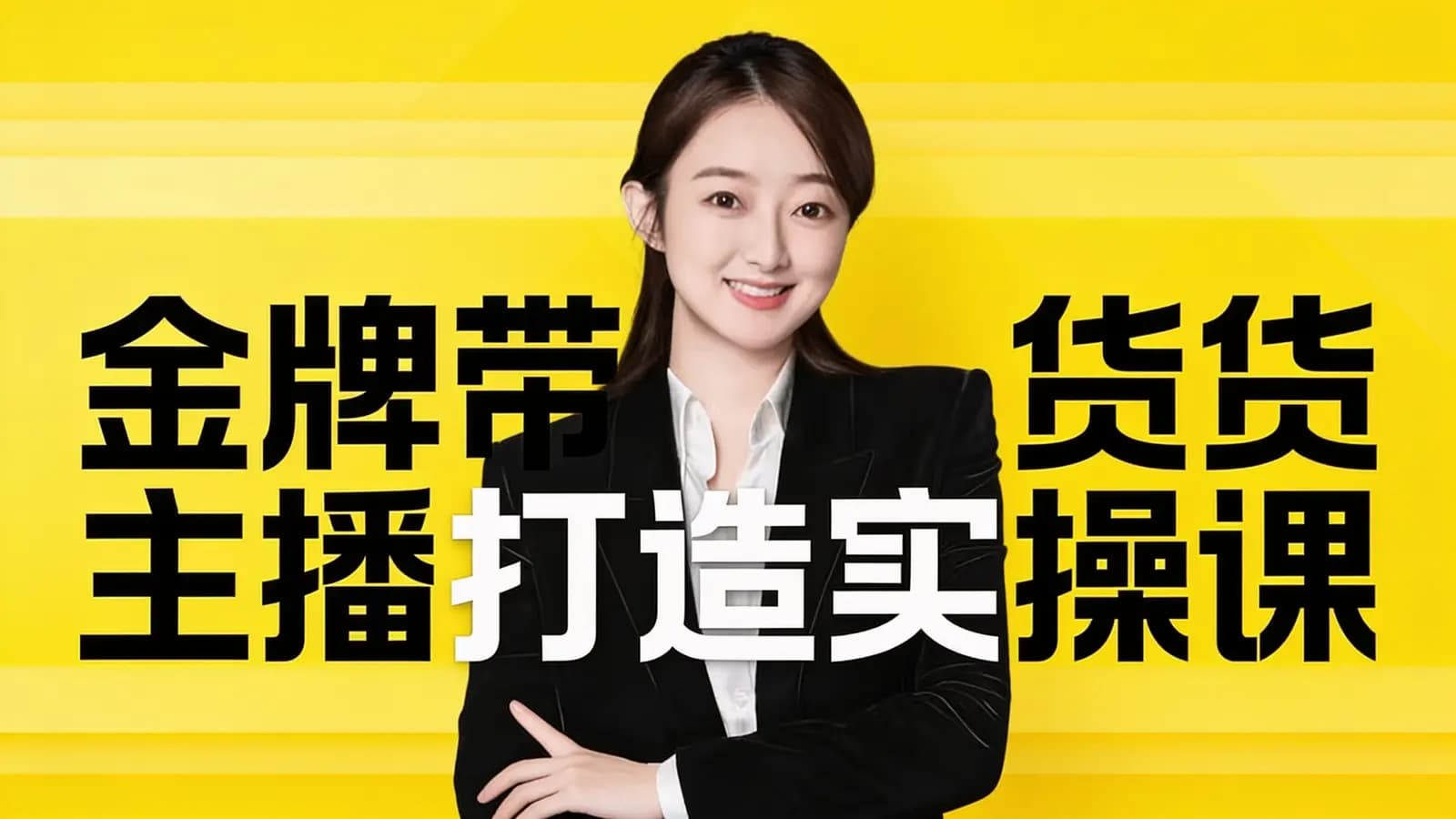 金牌带货主播打造实操课