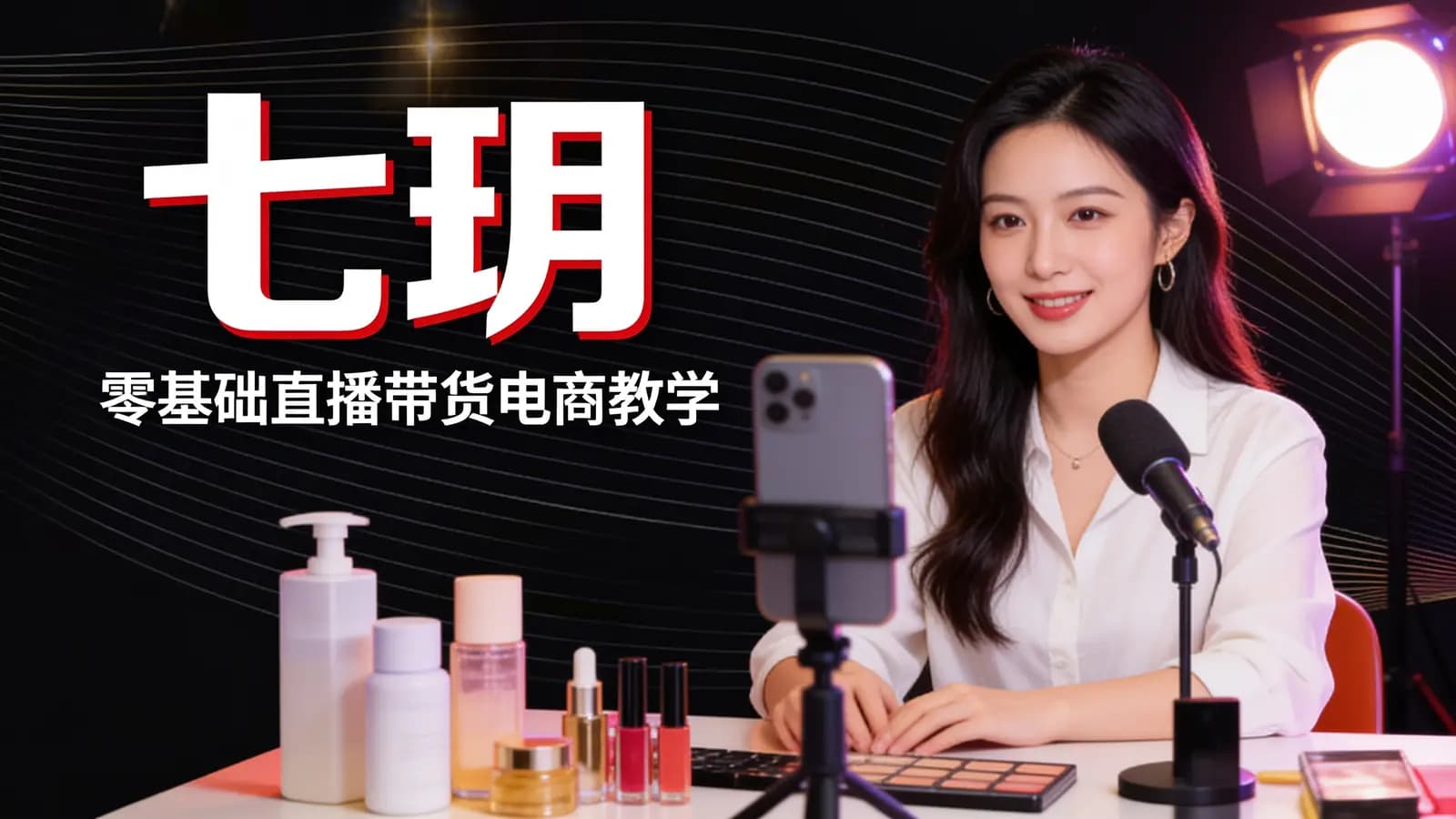 网络整理七玥·零基础直播带货电商教学