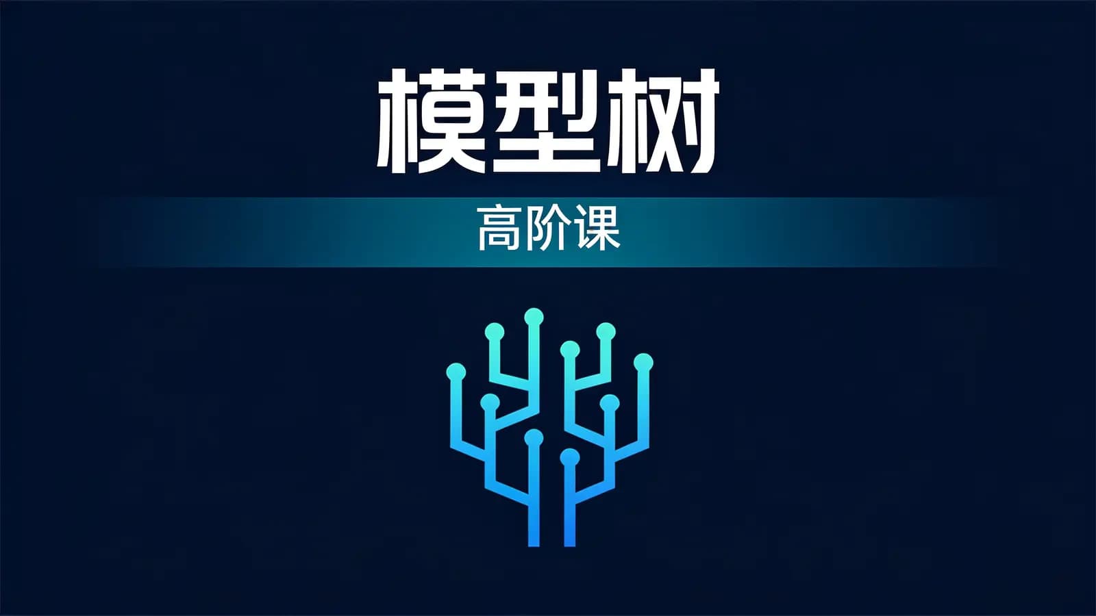 模型树·高阶课