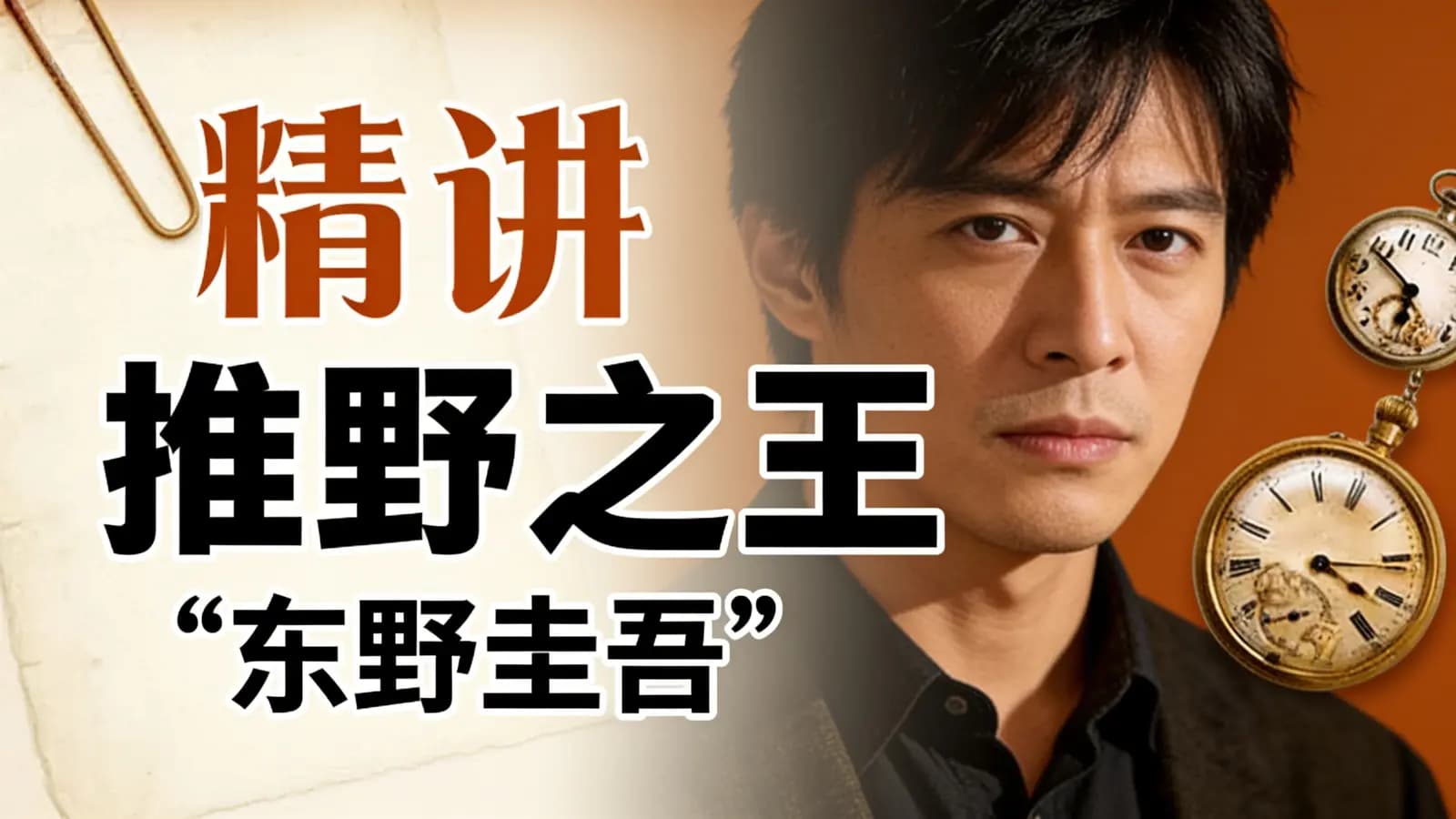 精讲“推理之王”东野圭吾