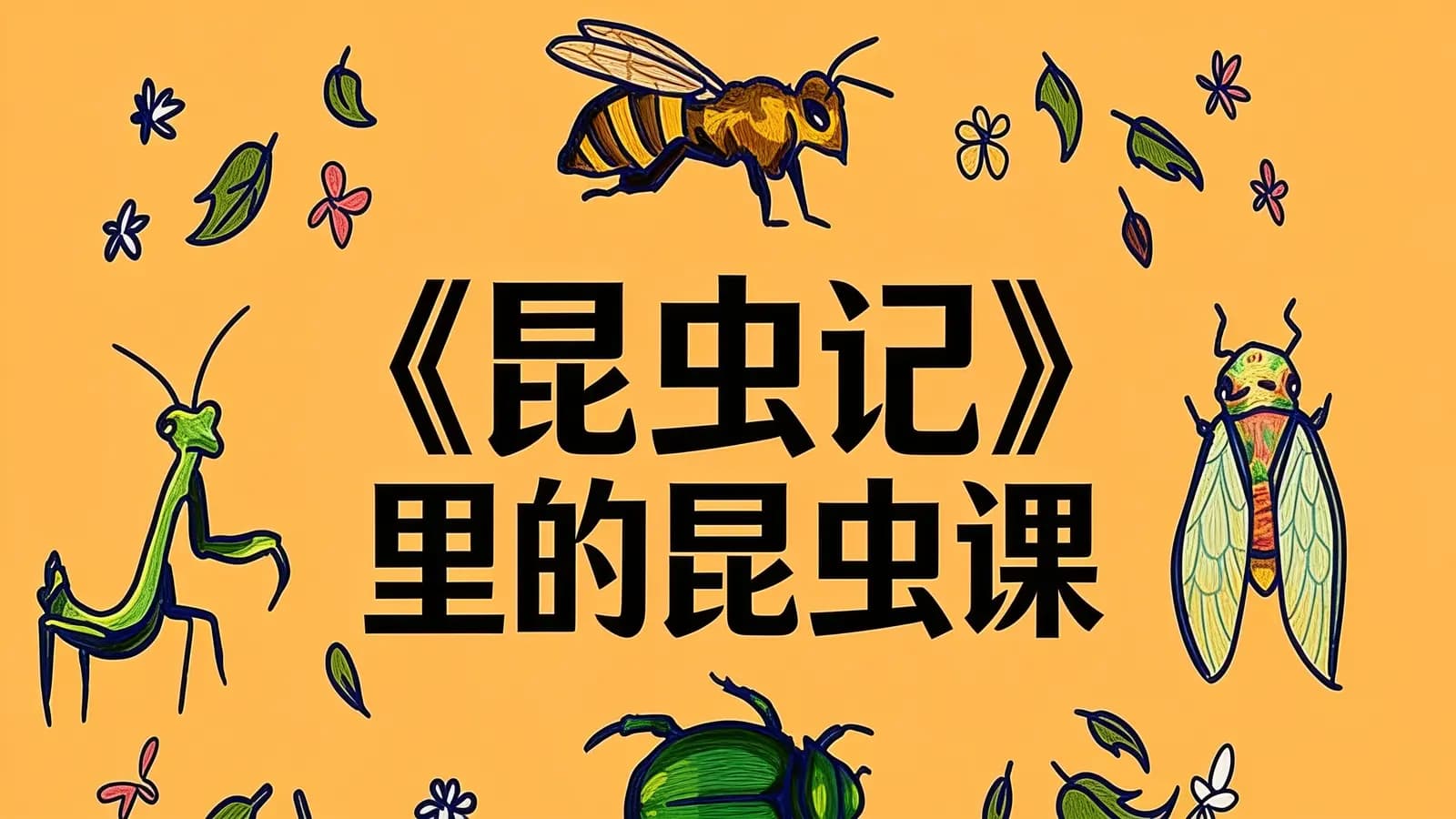 《昆虫记》里的昆虫课