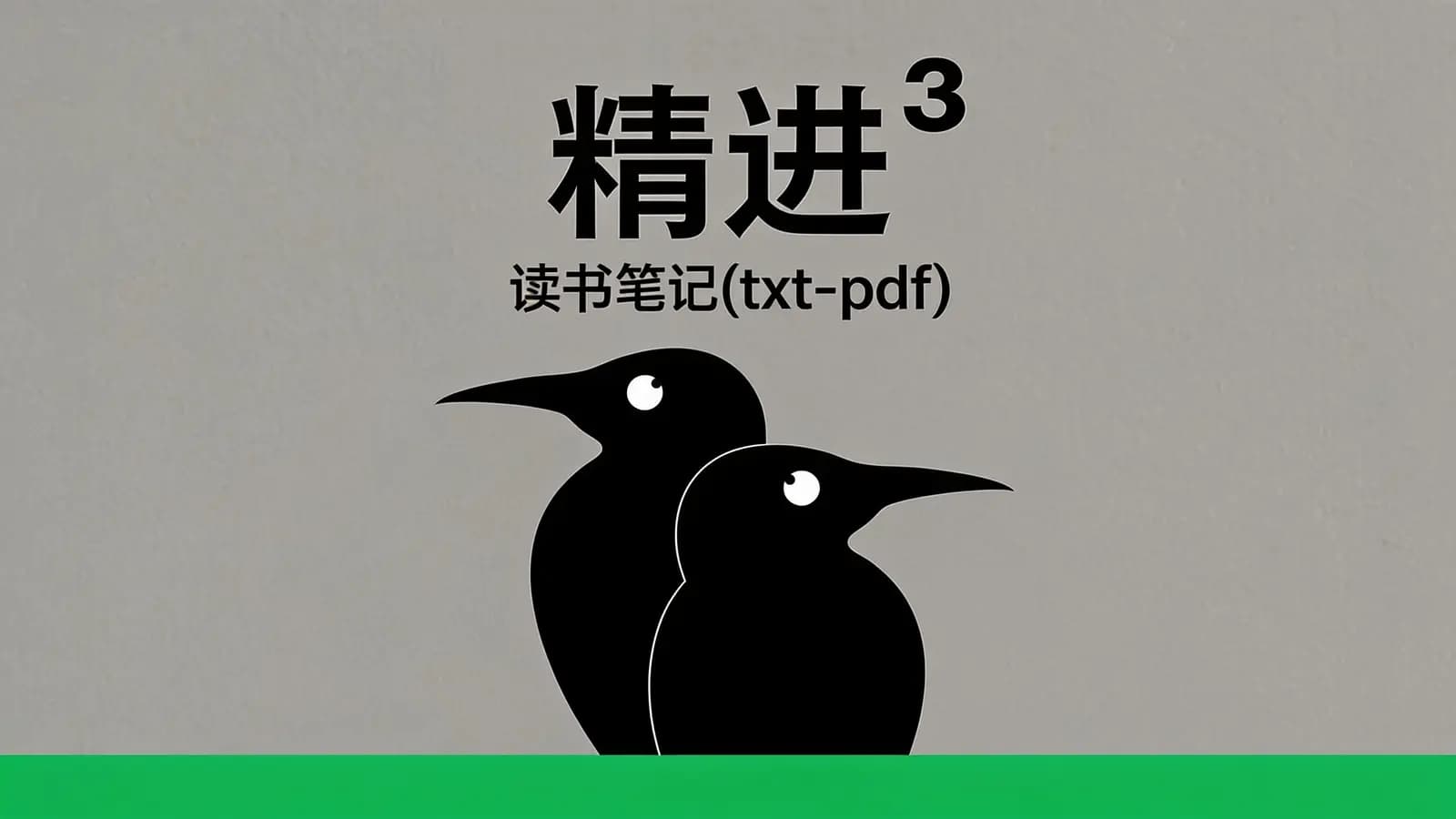 精进3·读书笔记(txt-pdf)