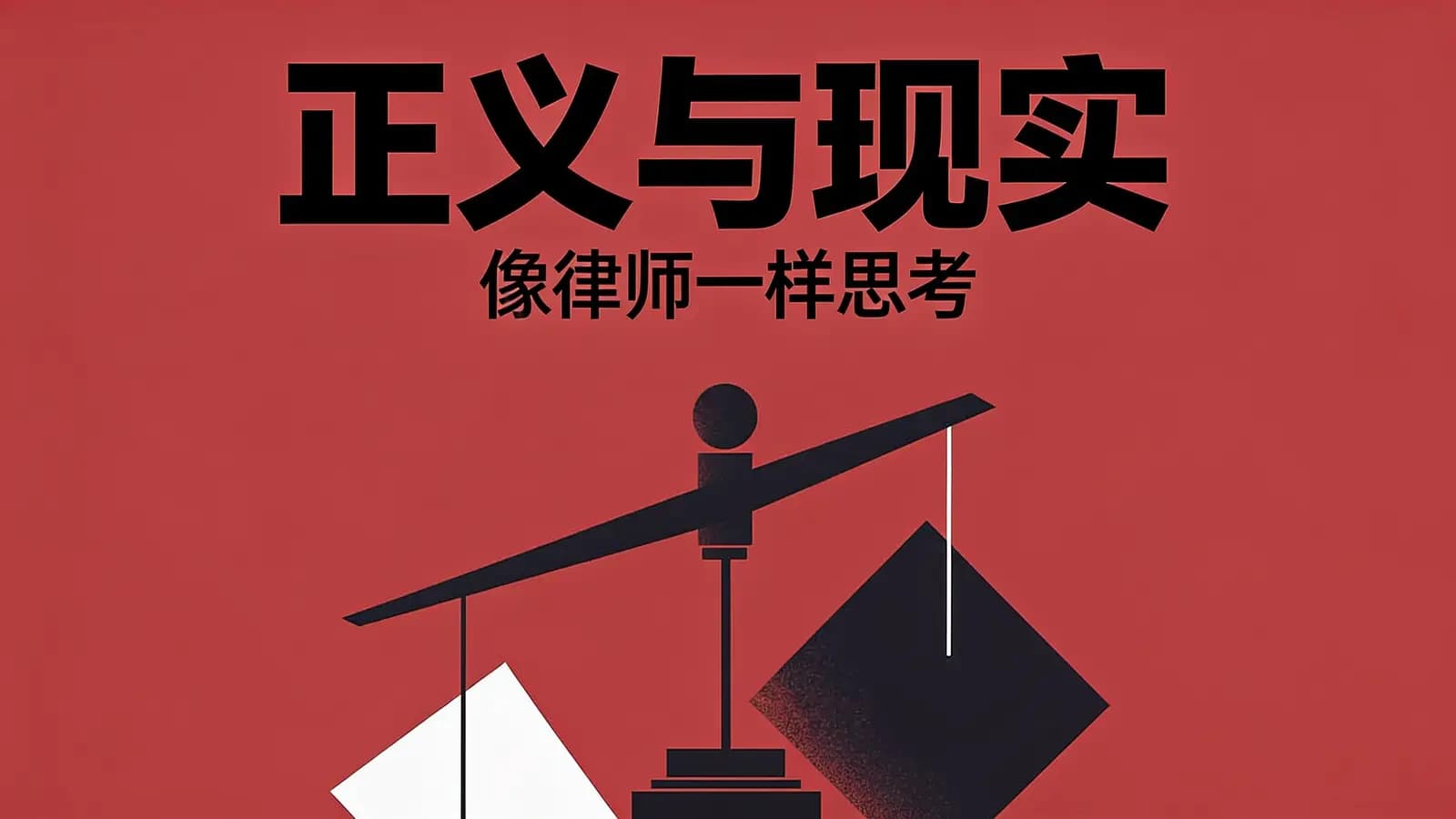 正义与现实：像律师一样思考
