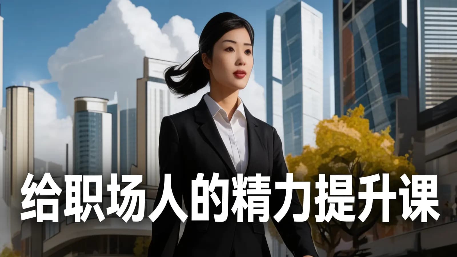 给职场人的精力提升课