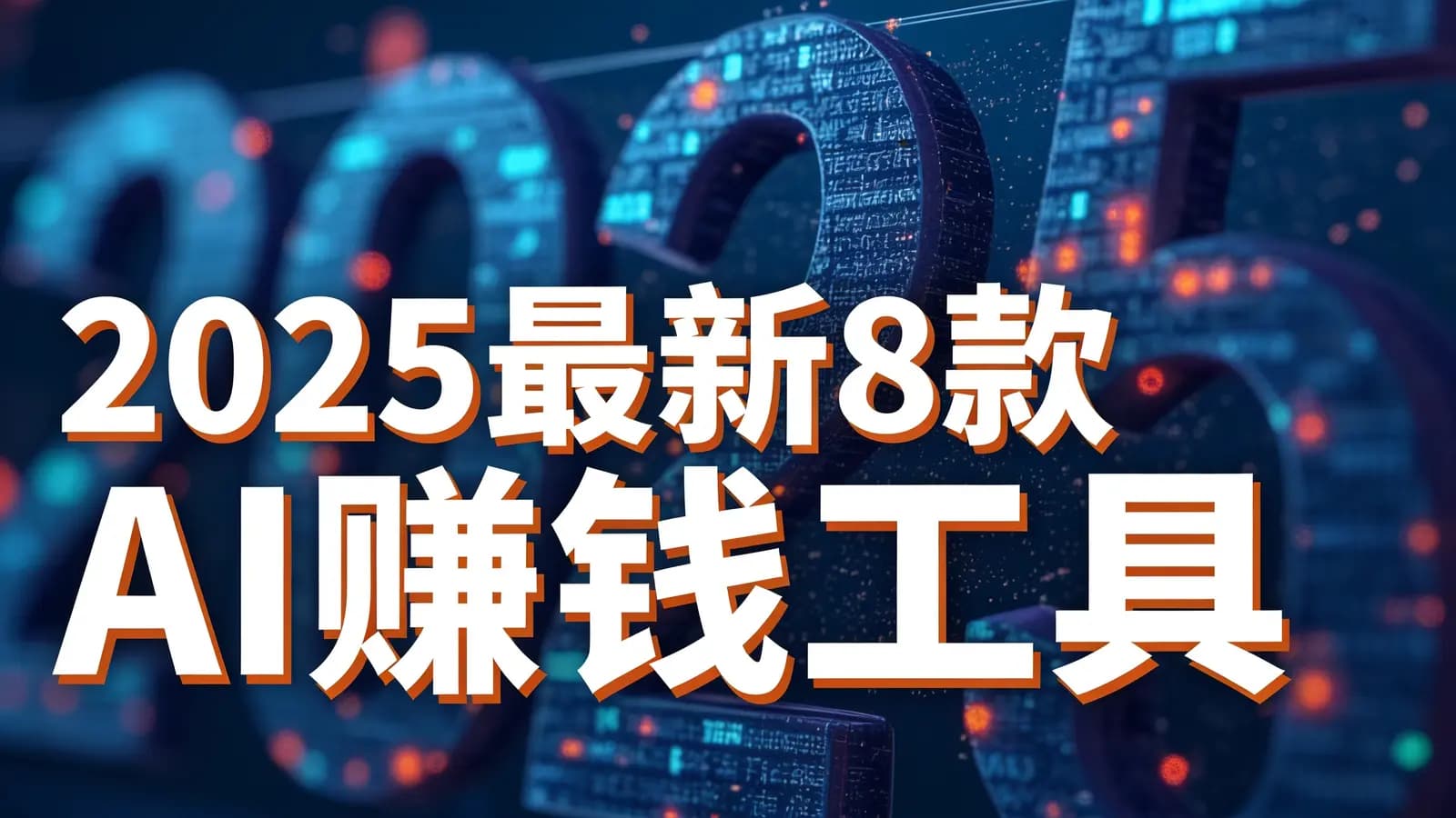 2025最新8款AI赚钱工具