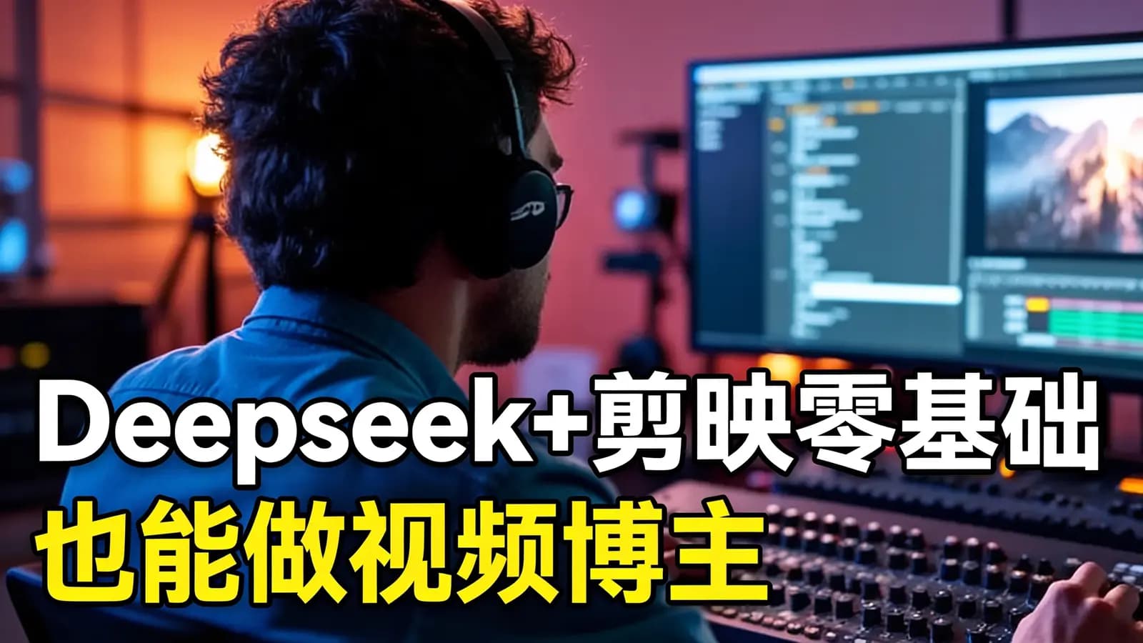 Deepseek+剪映零基础也能做视频博主
