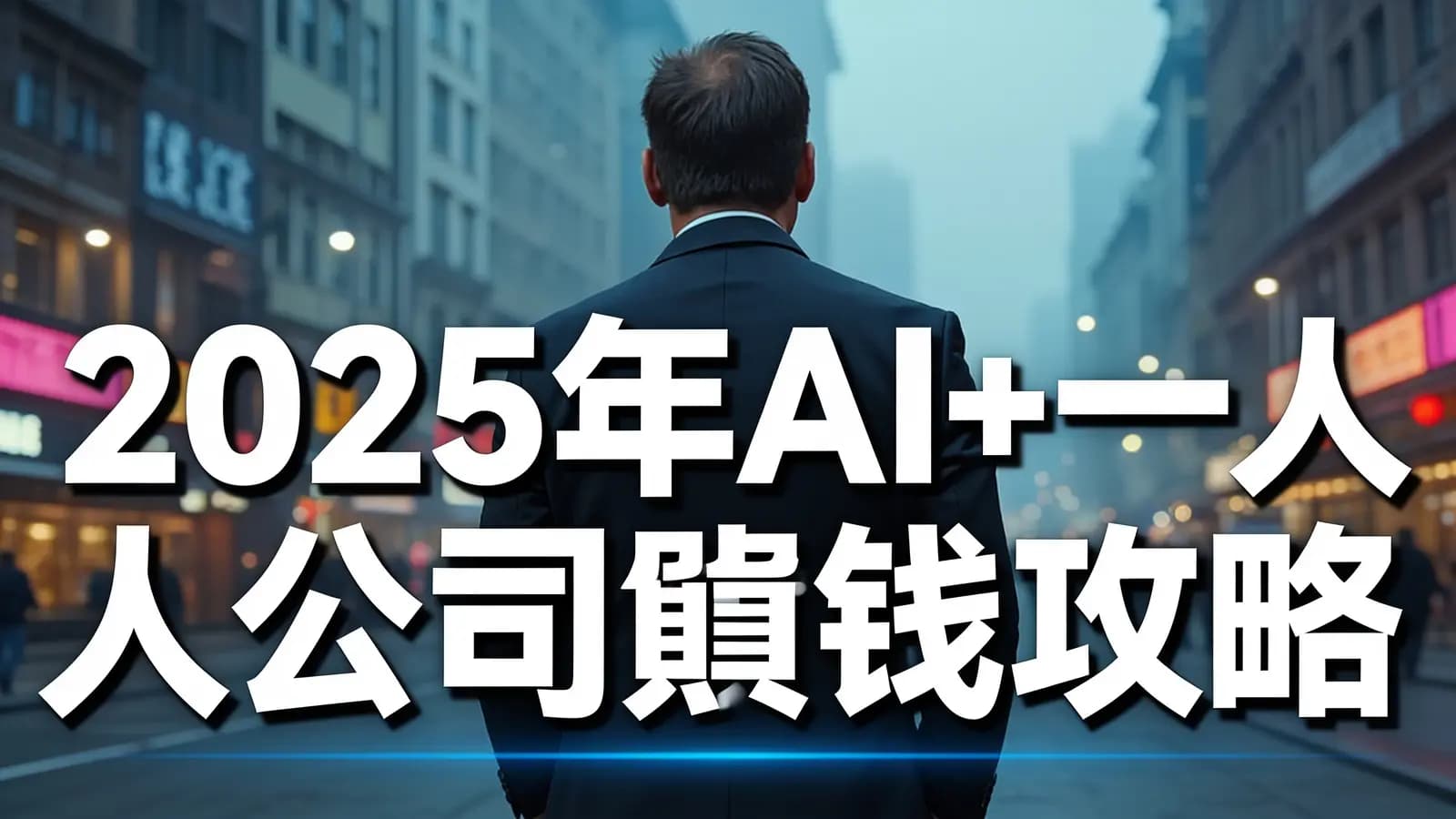 网络整理2025年AI+一人公司賺钱攻略