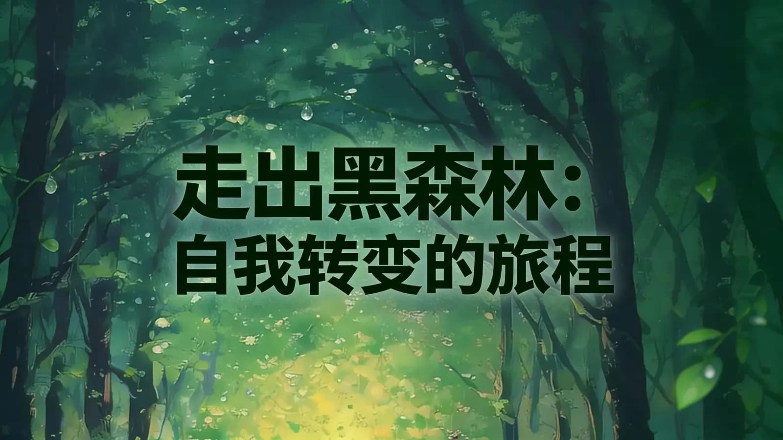 走出黑森林：自我转变的旅程(.pdf.epub.txt.mobi)