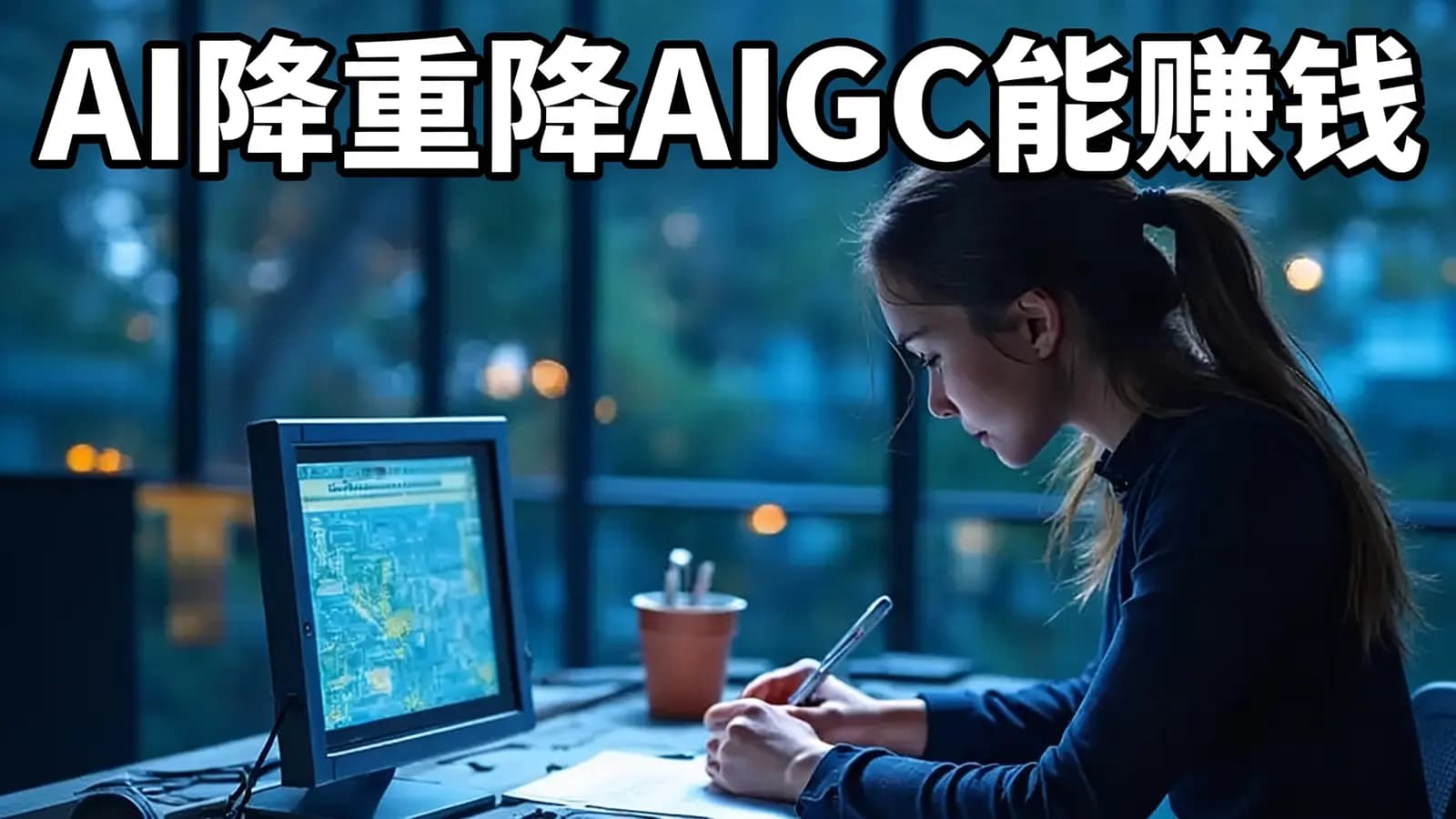 AI降重降AIGC能赚钱