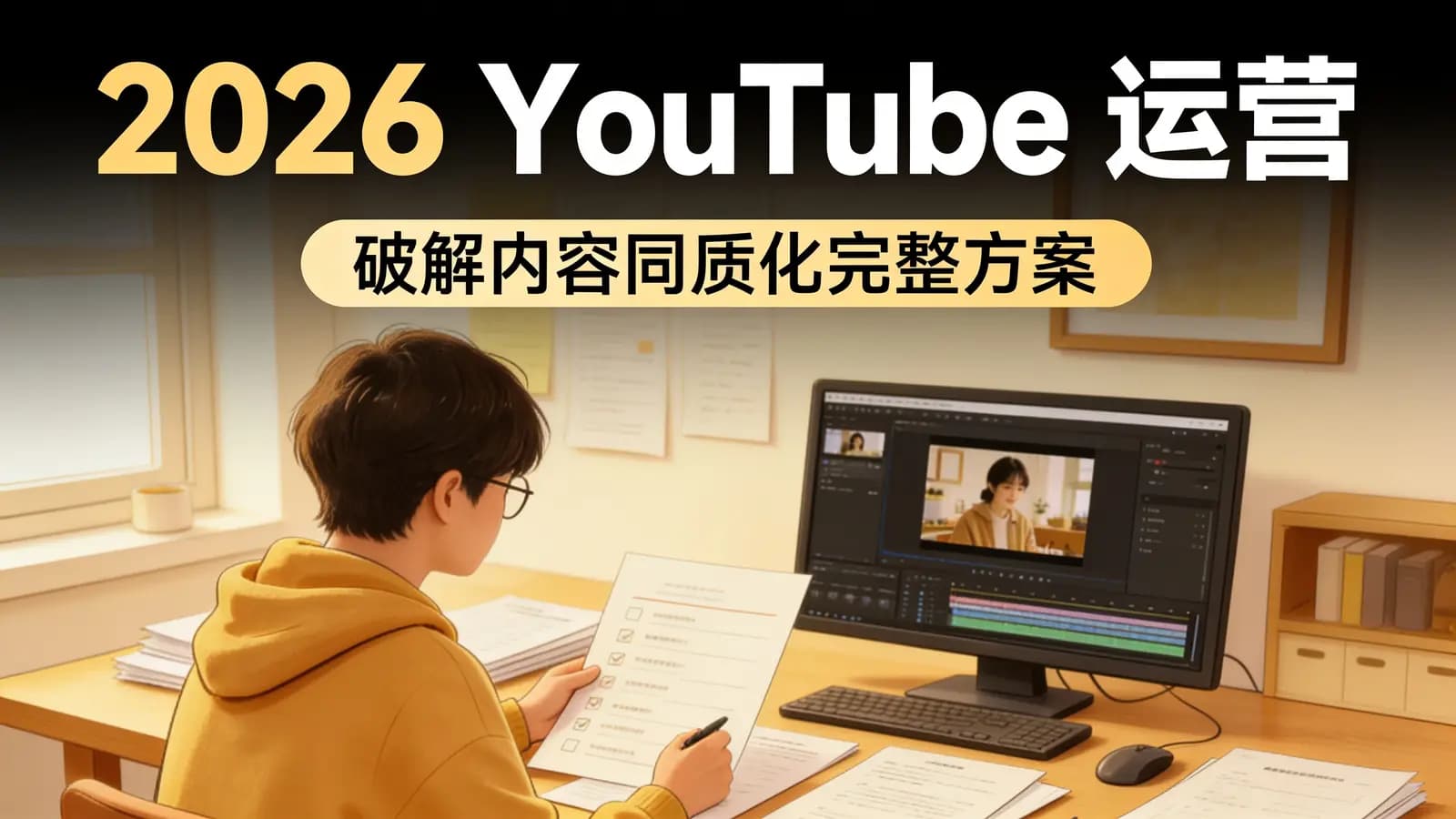 2026 YouTube 运营：破解内容同质化完整方案