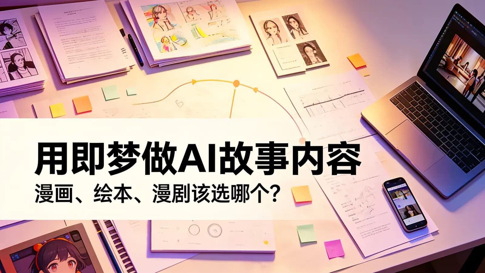 用即梦做AI故事内容:漫画、绘本、漫剧该选哪个?