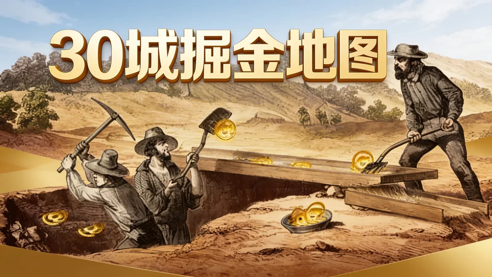 网络整理30城掘金地图