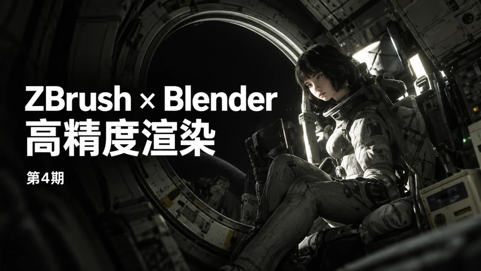 Zbrush和Blender高精度画面渲染 第4期