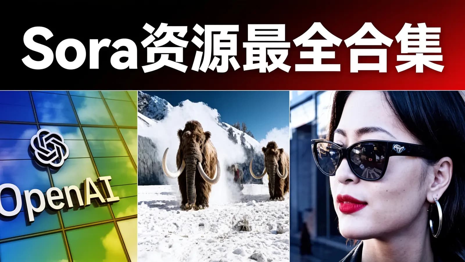 网络整理Sora资源最全合集