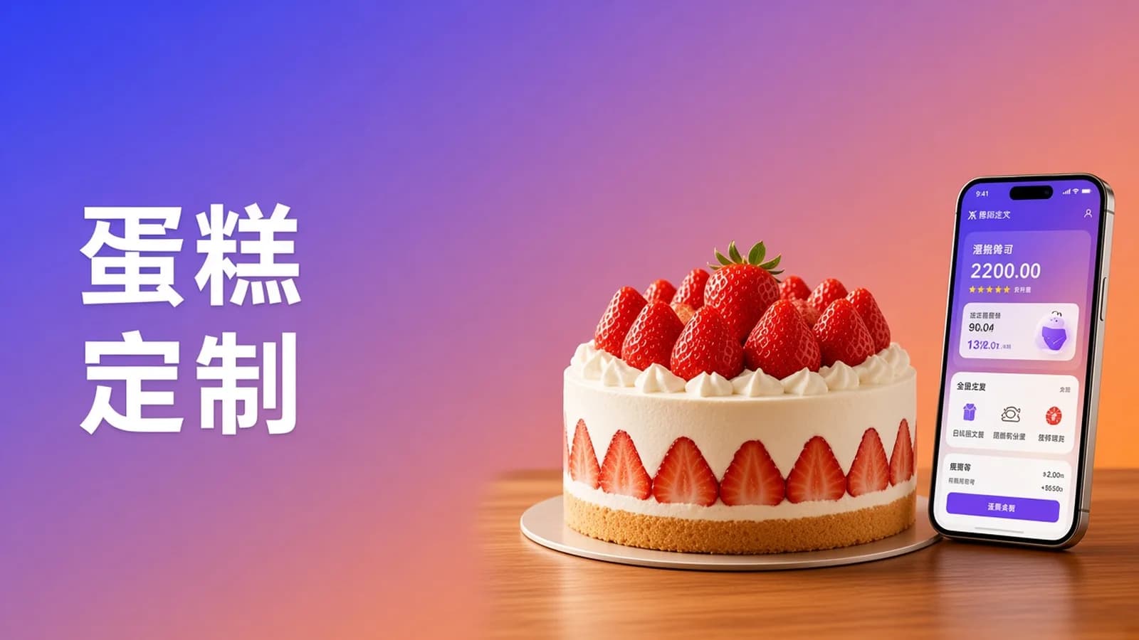 基于 uni-app 项目实战《蛋糕定制》资料完整