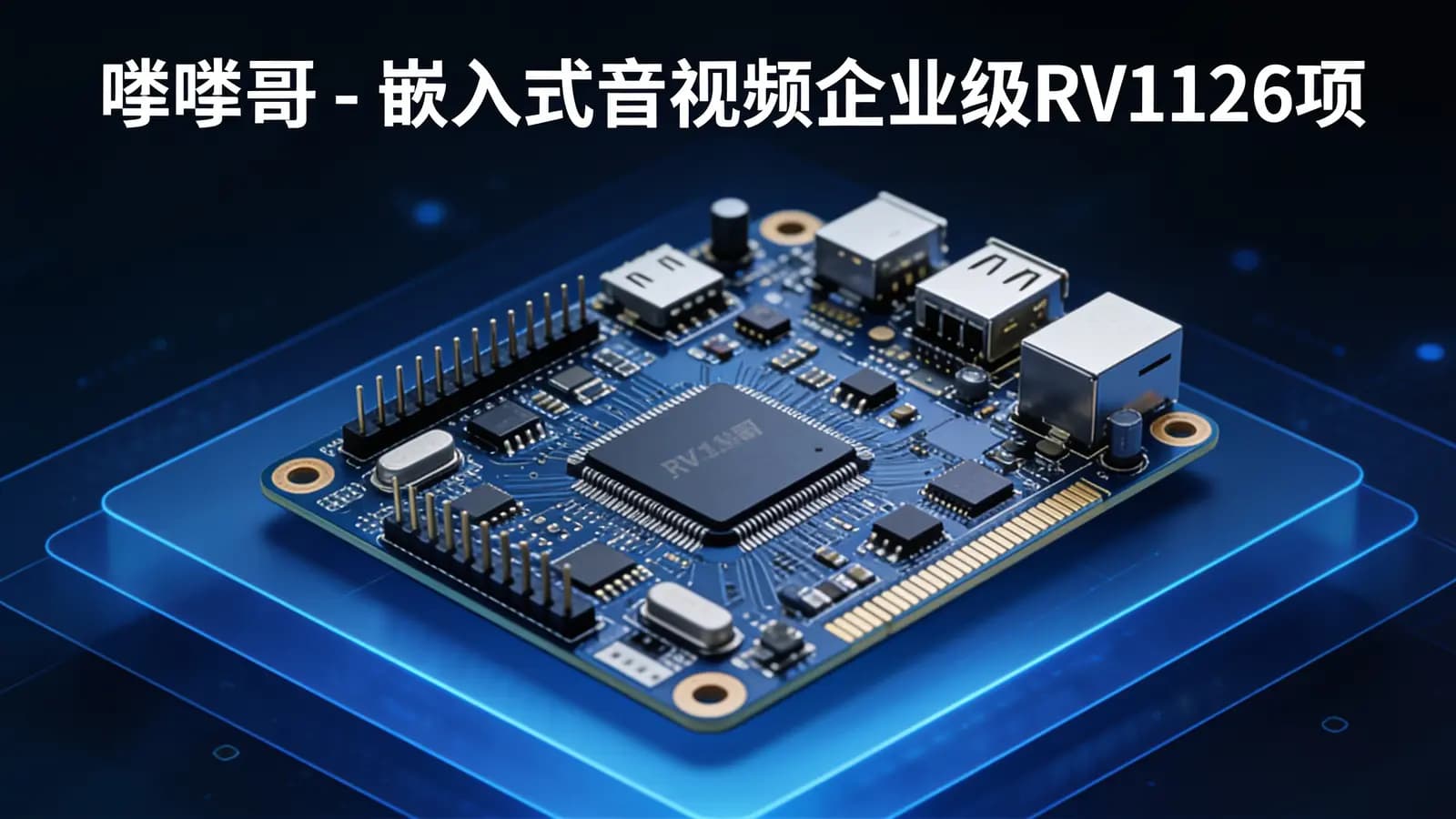 哞哞哥 - 嵌入式音视频企业级RV1126项目开发