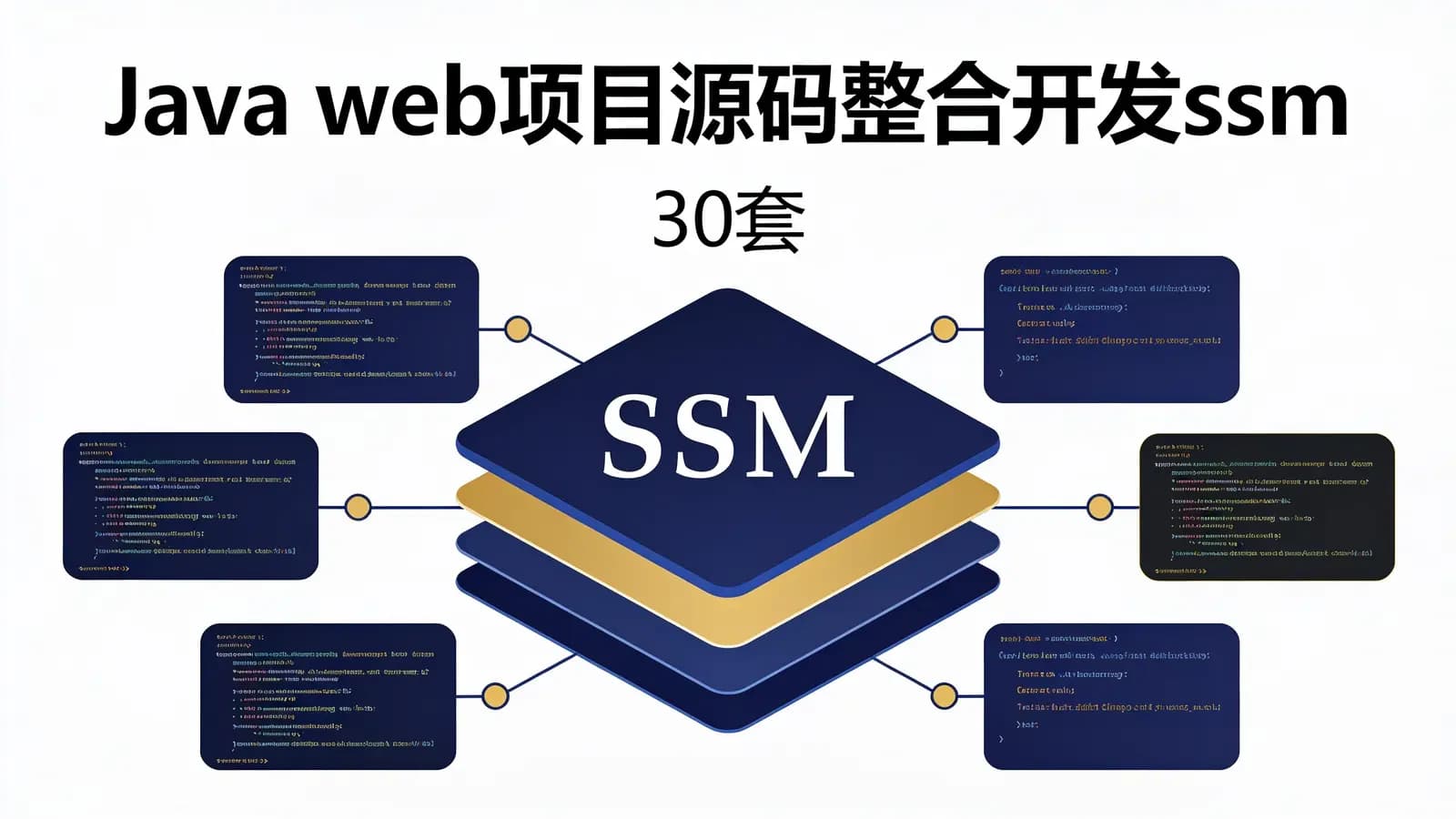 网络整理Java web项目源码整合开发ssm(30套)