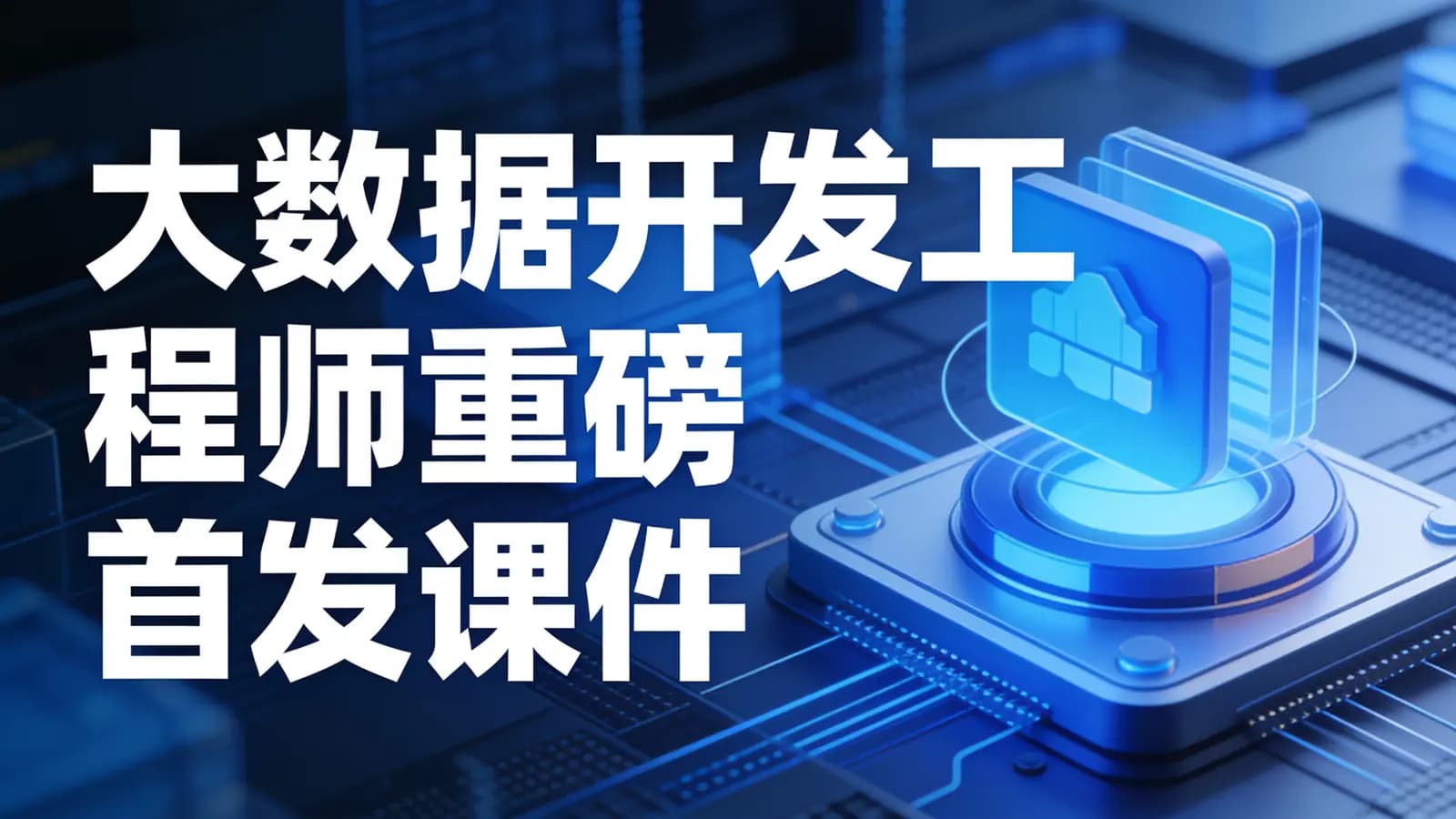 网易云 - 大数据开发工程师重磅首发课件